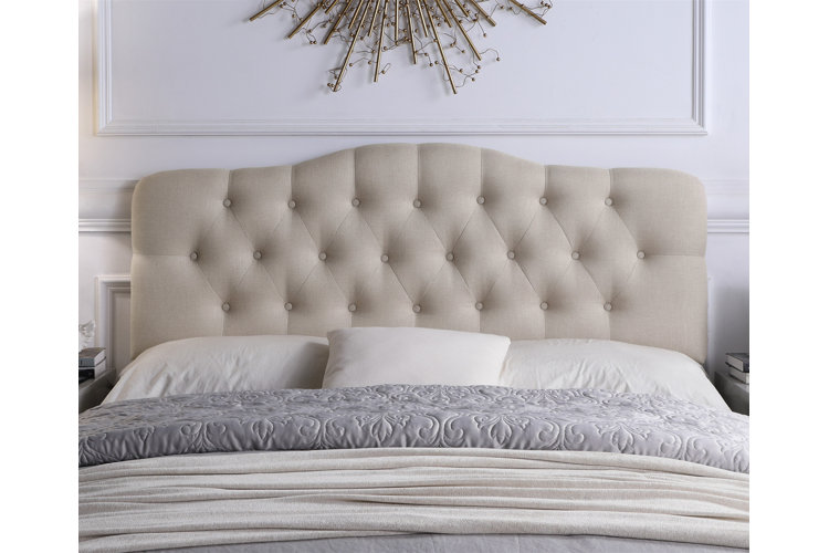 Hermione upholstered panel deals headboard